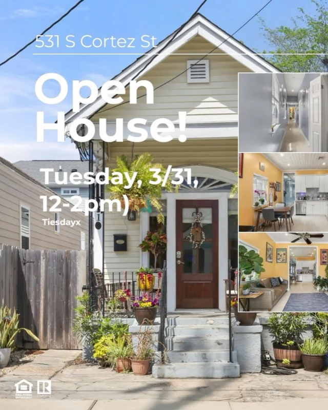 Open house today!! 12-2 pm 
Super cute 3 bedroom PLUS office and great porch for sipping!!walk to Finn Mccools and Mona’s!!
