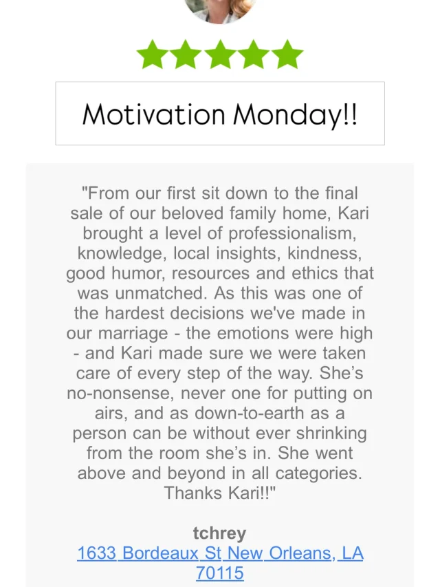 Some people come into your life and make a mark, and when they leave it is not the same. The Burvants are those people. I was grateful to be asked to represent them in the sale of their home, and more grateful when our strategy turned into near perfect execution. This was my biggest home sale during my career, so will not go unnoticed. Thank you, Trey and Beth for your trust, and your kind words. Cheers to your new life in St. Paul!